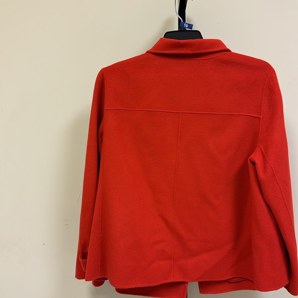 Plus size Talbots red short coat - Picture 4 of 6